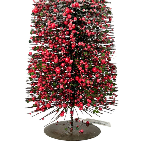 Arbol coleccion en alambre y icopor  60 cm de alto base metalica
