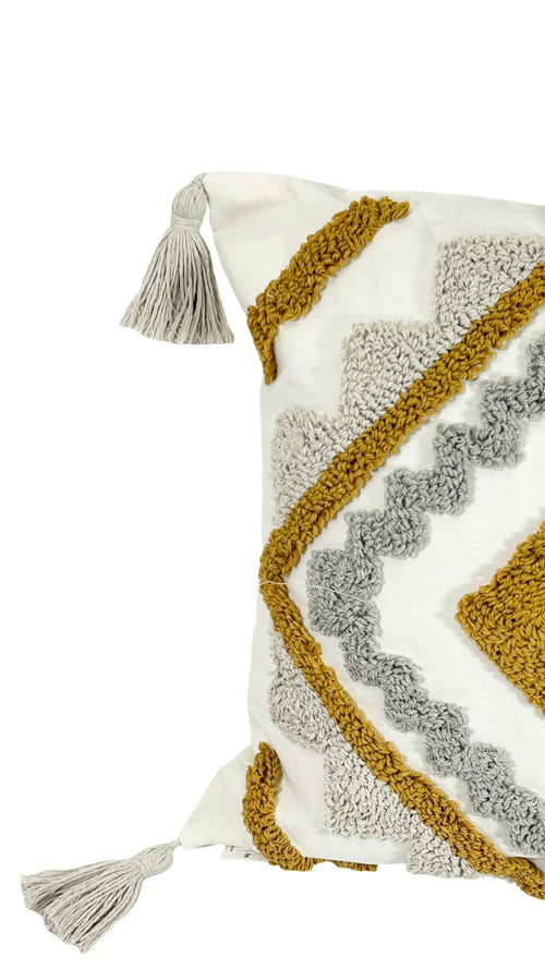 funda cojin cuadrado geometrico moka 45x45 cm (no incluye relleno )