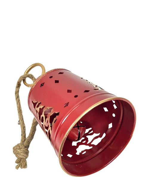 CAMAPANA GRANDE ROJA CON ARBOL ARTIS 29X18 CM