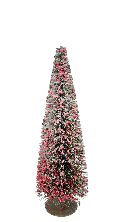 Arbol coleccion en alambre y icopor  40 cm de alto base metalica