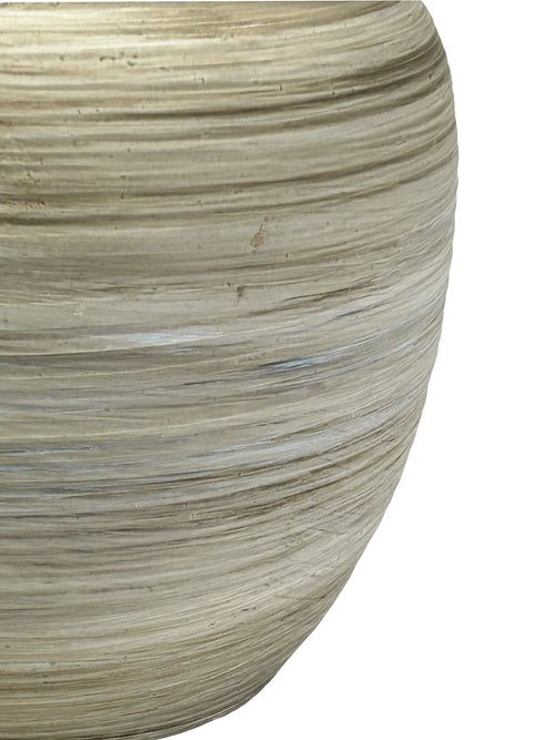 jarron ceramica terra boho 18x17 cm