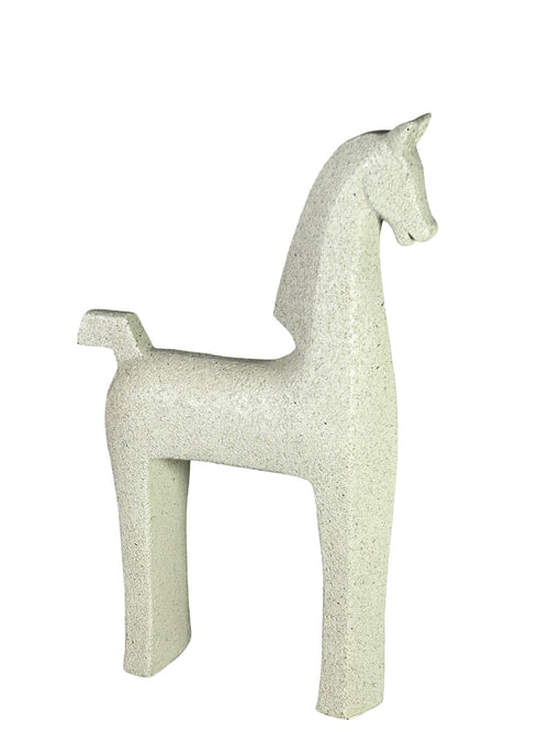 caballo de trolla moderno  poly 30x22 cm