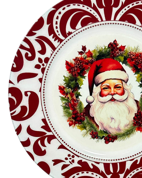 portaplato base grande cara  santa 40 dm