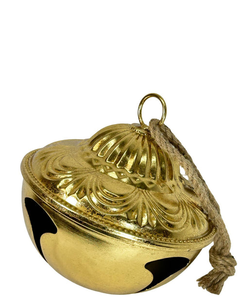 bellota cascabel  dorada grande 25 cm