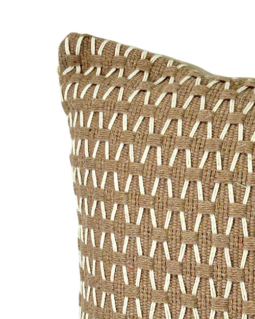 Funda cojin bohemia tejido 45x45 cm (no incluye relleno )