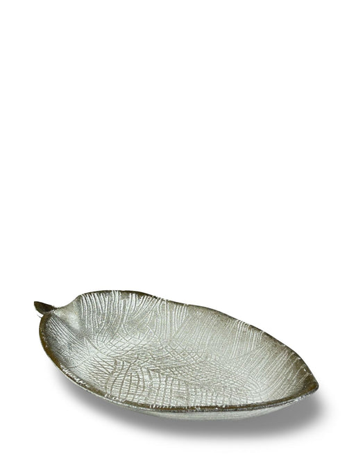 Centro de hoja pequeño en madera 24x14