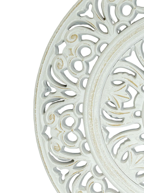 mandala redonda white grande oriental  mediana 43 dm