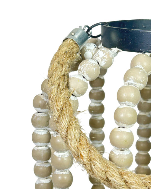 Bricero metalico con madera 27x24 cm ( no incluye vela)