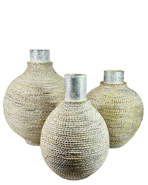 jarron mumbay art lazos 3 tamaños
