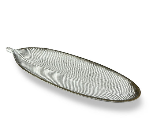 Centro de madera hoja 2 colores 40x15 cm