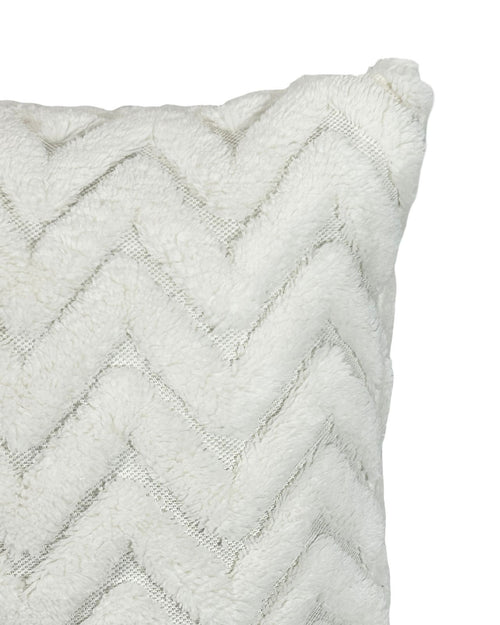 funda de cojin texturizada zig zag 45x45 no incluye relleno