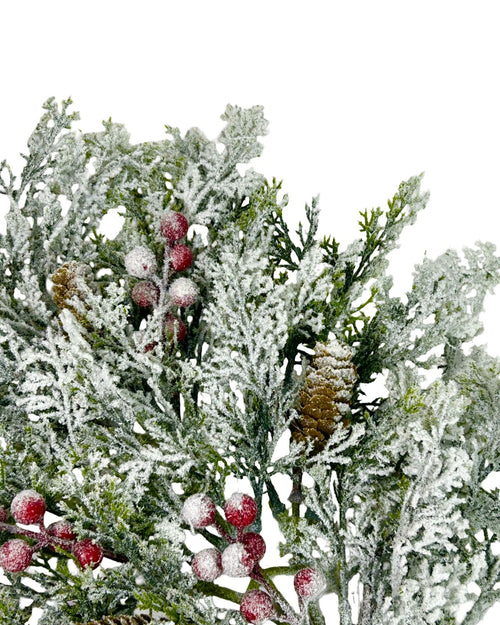 ramo pino ancho snow nevado berry 30x60 cm