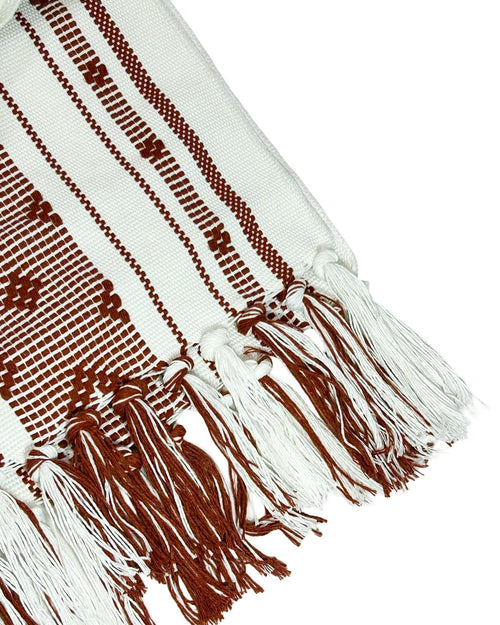 camino jaquard rombos cafe  180x35 cm