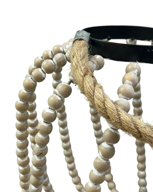 brisero boho chic grande metalico y madera 2 tamaños (no incluye vela )