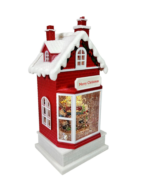 burbuja casita hielo santa 27x14 cm