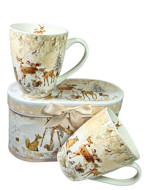 Set Mugx2 Posillo Renos 11x13