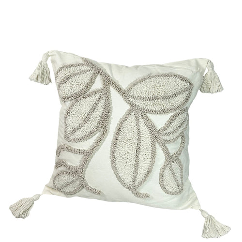 funda cojin hojas bali 45x45 cm (no incluye relleno )