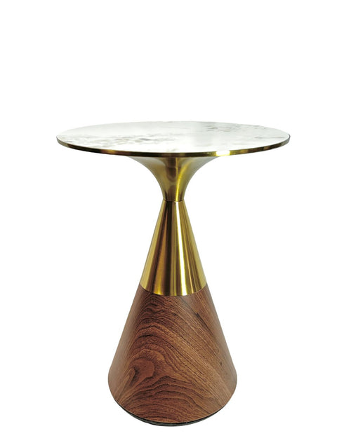 Mesa marmol metalica 60x50 cm