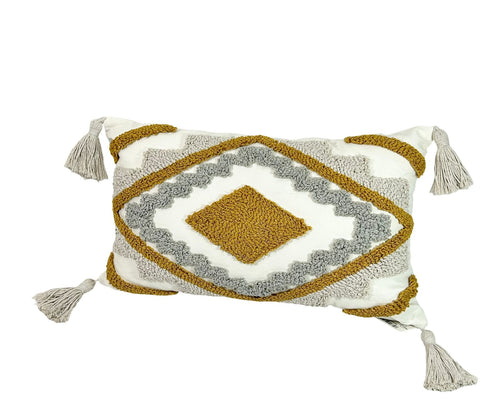 funda cojin rectangular geometrico moka 30x50  cm (no incluye relleno )