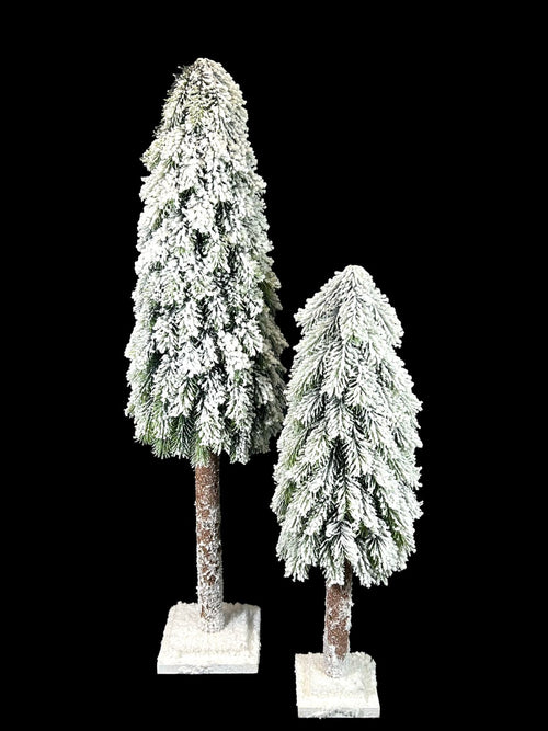 arbol de navidad grande nevado polar 60 cm