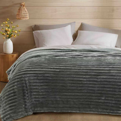 cobija acanalada termica super suave 1.80x2 metros colores surtidos