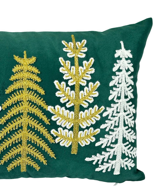 funda cojin velvet arboles 30x50 cm