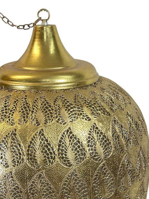 colgante gigante  indu dorado metalico   76x50  cm