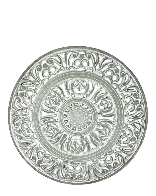 mandala redonda gris oriental  mediana 43 dm