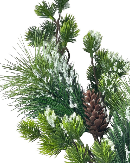 Vara pino naturalia mix con piña seca 65 cm de larga x 25 cm de ancho