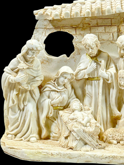 pesebre unido choza decape 23x26 cm