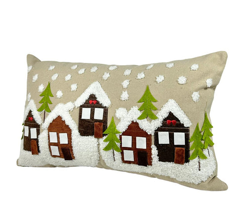 funda cojin villas rectangular 2 colores 30x50  cm