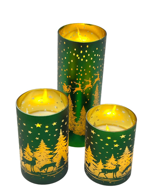 Vela brisero con arbol verde  3 tamaños