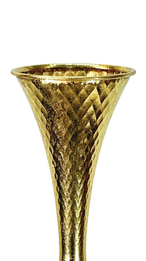 jarron dorado metalico white 2 tamaños