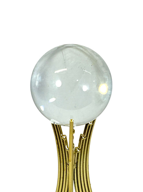 adorno metalico bola cristal lops 27x9 cm
