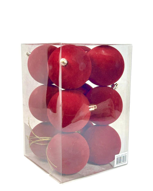 Bola burgundy pana 12pc x 8cm