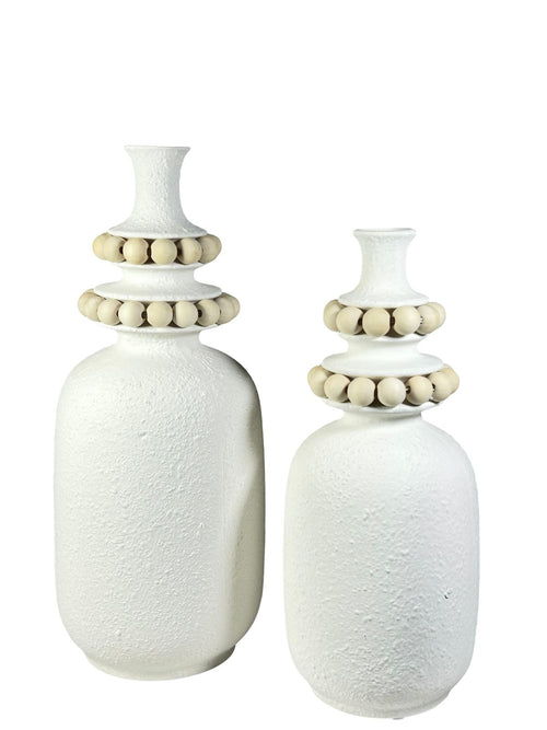 Botella mediana en ceramica suecia boho 27x11