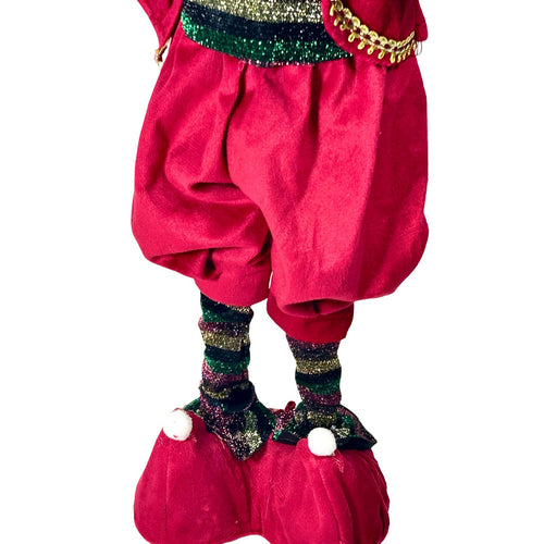 muñeco elfo rojo premium 88cm