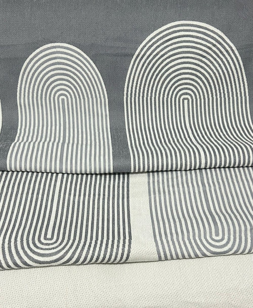 pie de cama arcos gris 130x180cm