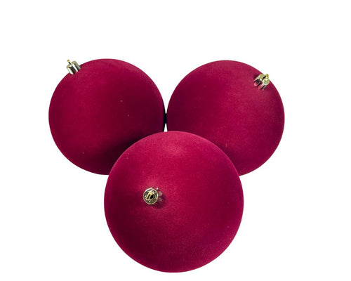 Bola burgundy pana 12pc x 8cm