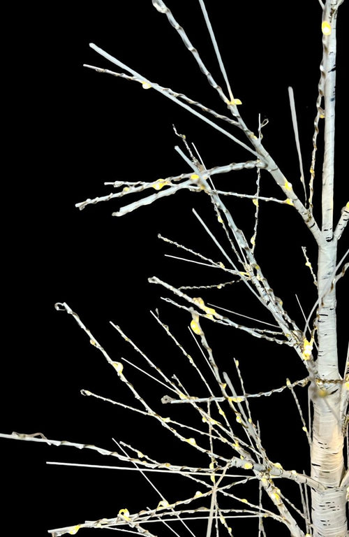 Arbol Luz Diamon Mdn Blanco 1.20