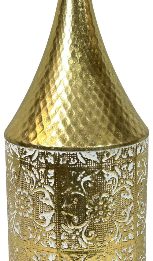 jarron dorado metalico white 2 tamaños