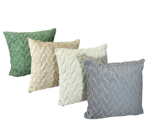 Funda cojin ovalos  colores surtidos 45x45 cm (no incluye el relleno )