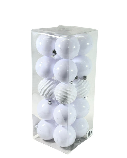 paquete x20 bolas blancas de 7cm