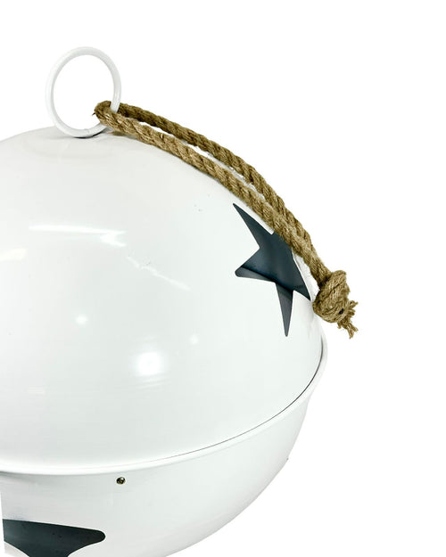 Bola cascabel estrella blanco 45 cm