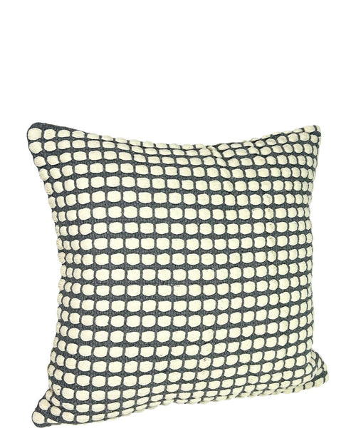 cojin gris tejido 45x45 no incluye relleno