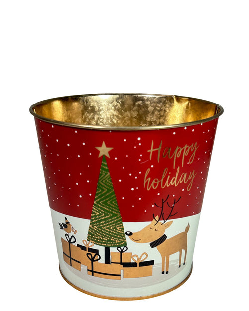 macetero 4 est navidad 15x14 cm