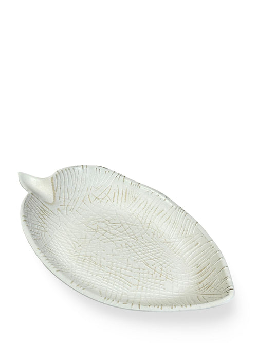 Centro de hoja pequeño en madera 24x14 cm