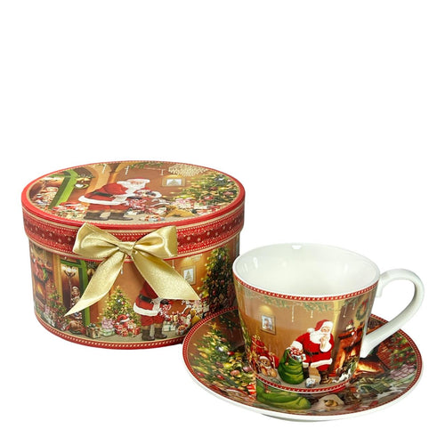 Set Posillo Y Plato Gde Santa 7x12