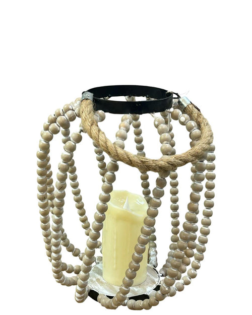 brisero boho chic grande metalico y madera 2 tamaños (no incluye vela )