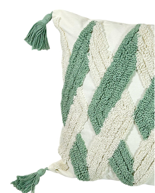 funda cojin cuadrado verde agua 45x45cm (no incluye relleno )